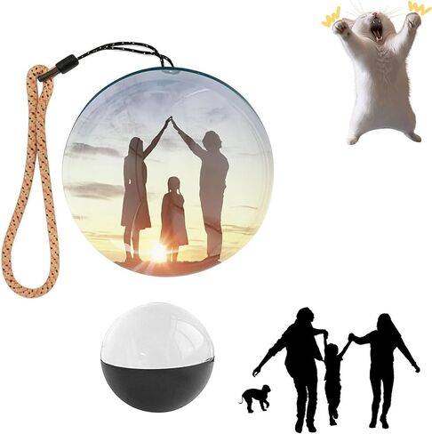Video Ornament Ball, Christmas Ornament with Video, Video Christmas Ornament Ball, 3D Memory Balls Loadable Videos & Photos Personaliz in Kuwait