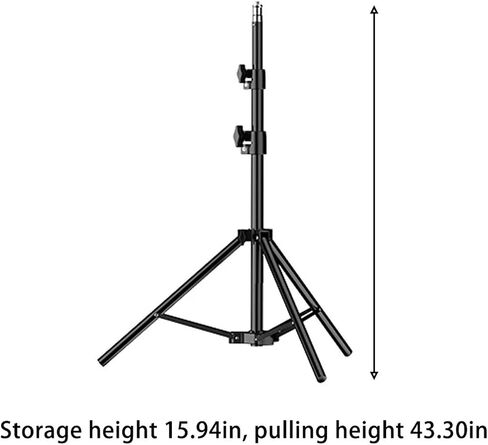 Projector Tripod Camera Stand Streaming Media Stand Folding Design Multi-Purpose Stable Rust-Proof in Saudi Arabia