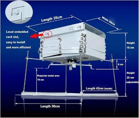 Scissor Projector Lift Ceiling Mount Bracket Roof Hanger in Saudi Arabia