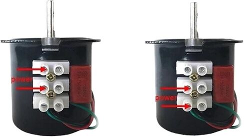 60KTYZ 2.5rpm 1rpm 220V AC 14W Micro Gear Motor 60KTYZ 50Hz Permanent Magnet Gear Motor Low Speed 2.5rpm(2.5rpm) in Saudi Arabia