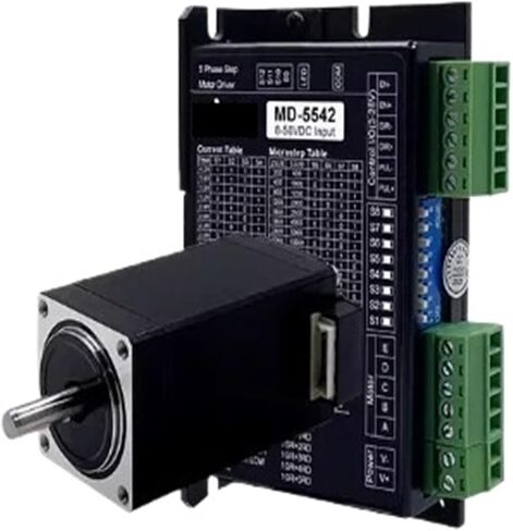 28/60 سائق محرك متدرج خمس مراحل SS1101E12A + MD-5542 0.05 نيوتن متر SS1102E12A + MD-5542 0.091 نيوتن متر SS2402E13B + MD-5542 0.85 نيوتن متر (SS1102E12A) in Kuwait