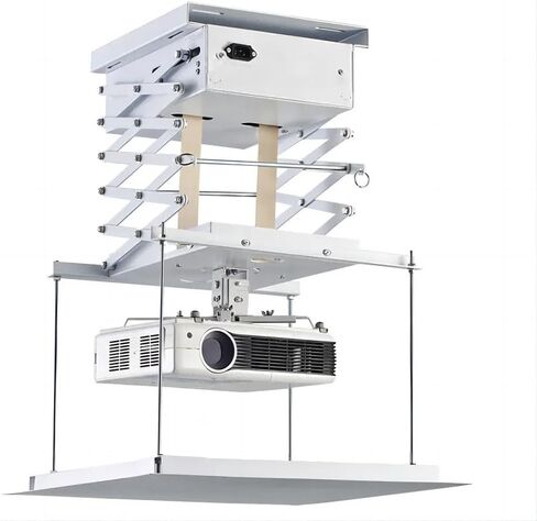 Projector Stand Lifting Scissor with Hidden Ceiling Bracket Running Distance 300cm Floor: 48 * 48cm in Saudi Arabia