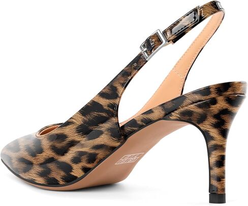 SAMMITOP Women's Pointed Toe Slingback Shoes Kitten Heel Pumps Comfortable Dress Shoes in Saudi Arabia