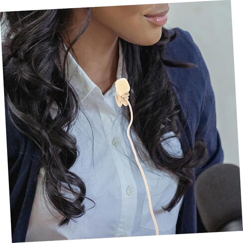 SUPVOX 2pcs Lavalier Microphone Clip Recording Mic for Video Portable Wired Lapel Microphone for Phone Interview and Singing Professional Audio Performance in Saudi Arabia