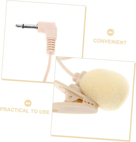SUPVOX 2pcs Lavalier Microphone Clip Recording Mic for Video Portable Wired Lapel Microphone for Phone Interview and Singing Professional Audio Performance in Saudi Arabia
