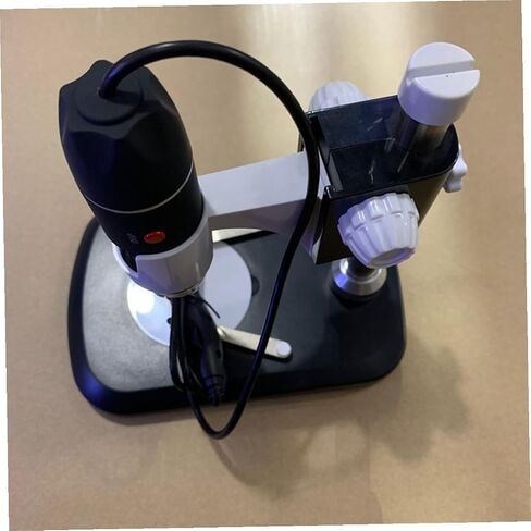 Portable USB Digital Microscope with LED Light Black Magnifier for Detailed Observation Lightweight Electron Loupe for Home School Education in Saudi Arabia