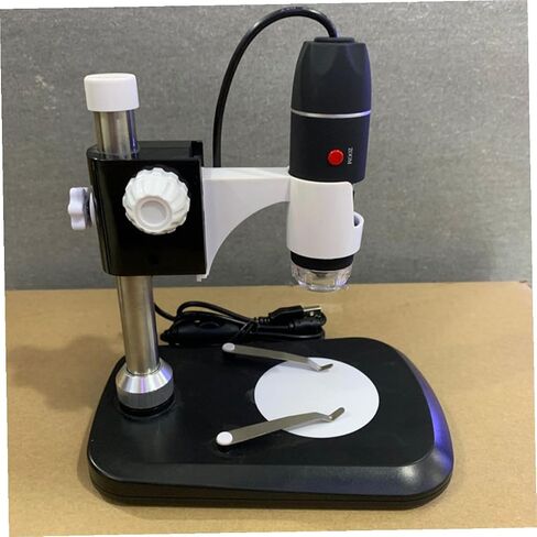 Portable USB Digital Microscope with LED Light Black Magnifier for Detailed Observation Lightweight Electron Loupe for Home School Education in Saudi Arabia