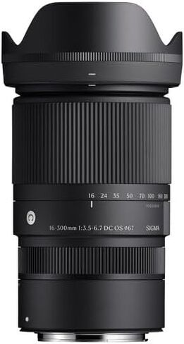 عدسة سيجما 16-300 ملم f/3.5-6.7 DC OS المعاصرة (Canon RF) 887972 تتضمن الحزمة: حقيبة ظهر، فلاش، بطاقة ذاكرة، طقم فلتر، حامل ثلاثي القوائم 12 بوصة، قارئ بطاقات، طقم تنظيف، فرشاة منفاخ، قلم عدسة + المزيد in Saudi Arabia