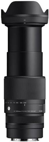 عدسة سيجما 16-300 ملم f/3.5-6.7 DC OS المعاصرة (Canon RF) 887972 تتضمن الحزمة: حقيبة ظهر، فلاش، بطاقة ذاكرة، طقم فلتر، حامل ثلاثي القوائم 12 بوصة، قارئ بطاقات، طقم تنظيف، فرشاة منفاخ، قلم عدسة + المزيد in Saudi Arabia
