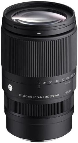 عدسة سيجما 16-300 ملم f/3.5-6.7 DC OS المعاصرة (Canon RF) 887972 تتضمن الحزمة: حقيبة ظهر، فلاش، بطاقة ذاكرة، طقم فلتر، حامل ثلاثي القوائم 12 بوصة، قارئ بطاقات، طقم تنظيف، فرشاة منفاخ، قلم عدسة + المزيد in Saudi Arabia