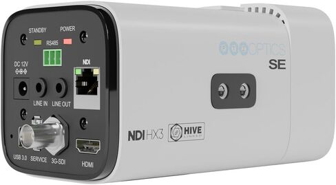 كاميرا PTZOptics Studio SE Hive-Linked PTZ مع تكبير بصري 12x - بث عالي الدقة بالكامل لخدمات الكنيسة والتعليم والأحداث عبر الإنترنت - رمادي | حامل ثلاثي القوائم مقاس 72 بوصة | كابل إيثرنت | كابل فيديو | المزيد in Kuwait