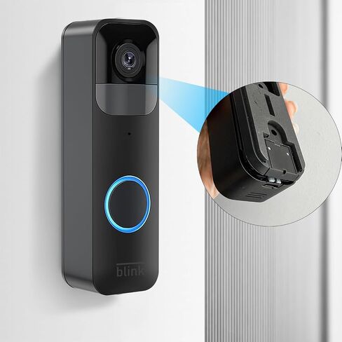 Doorbell Buckle, doorbell mounting Bracket, Sturdy and Durable, Used for Blink Back Plate Flashing doorbell Camera, Black in Saudi Arabia