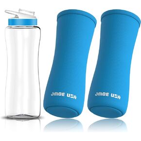 32oz Sleeve Compatible With Cirkul Water Bottle | Fits 32 oz Plastic and Stainless Steel Bottles | Neoprene Sweat Absorbing Material | Fitted Design | 2-Pack | Insulated Cover (Purple)