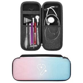 YINKE Stethoscope Case for 3M Littmann Classic III/Cardiology IV/Lightweight II S.E. & MDF Acoustica Stethoscope, Hard Organizer Storage Bag for Nurses and Doctors Accessory (Grey)