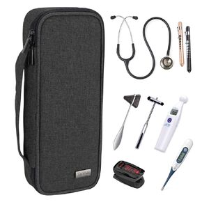 Teamoy Stethoscope Case Compatible with 3M Littmann, ADC, Omron Stethoscope, Stethoscope Carrying Case Travel Bag for Nurse Accessories, Purple