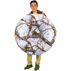 Realtree Camo Winter Snow Camouflaged Jumbo Inflatable Heavy-Duty 46" Snow Tube. Sturdy Construction Designed to for The roughest terrains. Comes with Sure-Grip Handles for Maximum Control & Speed.