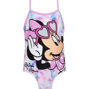 Disney Minnie Mouse Swimsuit | Summer Swimsuit for Girls | Girls' One-Piece Swimwear