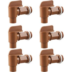 4 قطع 3/4 بوصة صنبور طبل من البلاستيك PE صنبور برميل ذكر لـ 5، 6 جالون من البلاستيك أو الطبول الفولاذية أباريق المياه حنفية طبلة بديلة باللون البني من GWENBHMTOOL in Kuwait