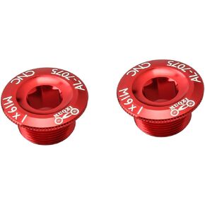 SKISUNO 2pcs Crank Cover Screw Bike Crank Arm Bolt Bike Accessories Bike Stuff Alloy Bike Cranket Crank Single