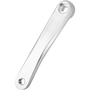 Yosoo Health Gear Bicycle Crank Arm, 170mm Alloy Bike Crank Left Arm, Bicycle Replacement Left Hand Crank Arm, Available in Square Hole, Silver