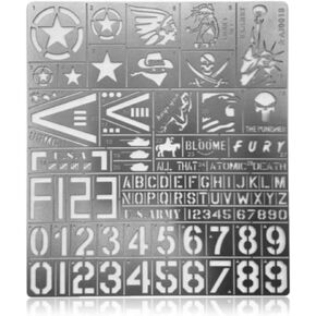 Spray Board Hobby Model Tool Kits Stainless Steel Spray Stencil for 1/35 Scale Military Model Vehicle