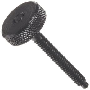 TE-CO 43815 Dog Point Knurled Head Screw Black Oxide, 1/2-13 Thread x 3-1/2" Lg (2-Pack)