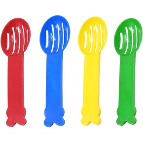 SWENSENLin 8Pcs Plastic Litter Scoop Small Pet Sand Spoon Shovel for Pet Cleaning Necessary Tool for Breeding Pets 4 Color