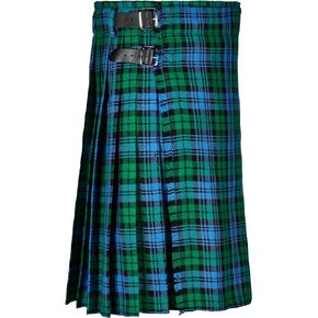 Traditional Campbell Tartan 5 Yard Kilt Scotland Scottish Kilt Highlander Dress Kilt for Men's