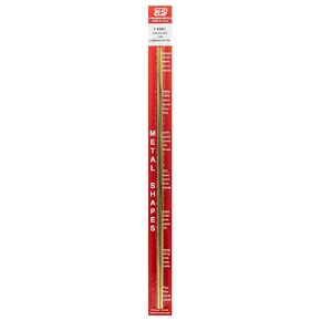 K&S Precision Metals 8167 Solid Brass Rod, 0.114" OD x 12" Length, 2 pcs per card, Made in USA