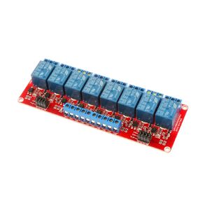 NOYITO 8-Channel Relay Module High Low Level Trigger with OPTO-Isolated Load DC 30V AC 250V 10A for PLC Automation Equipment Control Industrial Control (8 Channel 5V)