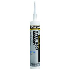 Titebond WeatherMaster Metal Roof Sealant 63991 Crystal Clear 10.1-Oz
