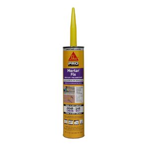 Sika Sikaflex - Mortar fix - Limestone - Polyurethane sealant - for Repairing Joints and Gaps and Sealing Cracks in Mortar - 10.1 fl. Oz (Pack of 12)