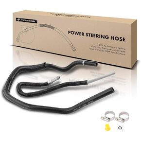 A-Premium Power Steering Return Line Hose Assembly Compatible with Chrysler Sebring Dodge Stratus 2001-2005 Mitsubishi Eclipse Galant Pipe To Gear 2-PC Set