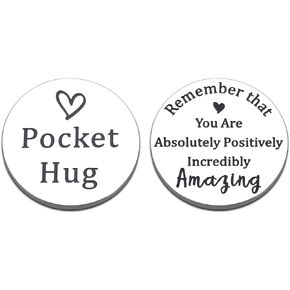 Easter Gifts for Women, Easter Basket Stuffer for Adults Inspirational Pocket Hug Gifts for Men Women, You are Amazing Gifts for Coworker Friends, Cheer Up Gifts Christmas Stocking Stuffers for Women