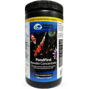 PondFirst Pond Water Conditioner - Concentrated Instant Dechlorinator for Fish Ponds, Makes Water Safe for Koi and Goldfish, Made in The USA, Aquatic Experts (500 ml)