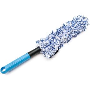 Barrel Blade - Microfiber Wheel Brush - Flat Head, Removable Cover, Firm and Bendable