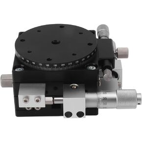 Manual Linear Positioning Stage XYR Tuning Platform Bearing Sliding Table