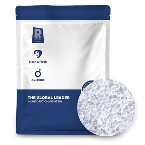 Dry & Dry [1.9 LBS Premium Pure & Safe White Silica Gel Beads(Industry Standard 3-5 mm) Silica - Rechargeable Silica Beads, Silica Gel, Desiccant Beads