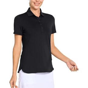 M MAELREG Womens Golf Shirt Short Sleeve 5 Buttons Quick Dry Casual Solid Moisture Wicking Tennis Polo Shirts for Women in Kuwait