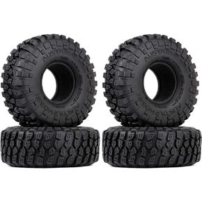 INJORA 1.9 Crawler Tires RC Rock Terrain Tire for 1/10 RC Crawler TRX-4 Axial SCX10 90046 SCX10 III AXI03007 Tamiya CC01 D90 D110
