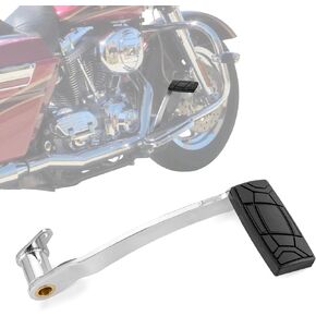 Wsays Black Rear Brake Lever Brake Pedal Pad Compatible with Harley 1997-2007 Touring Electra Glide Road Glide Road King Street Glide & 1987-2017 FL Softail Models