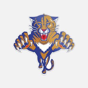 Wild Panther Symbol Hockey Florida Sport Logo Bumper Decal Vinyl Sticker 5'' X 5''