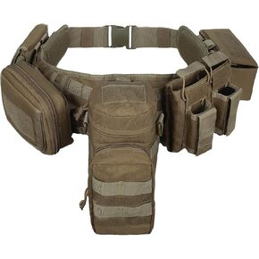 BOMTURN حزام المعركة التكتيكي العسكري رخوة الحرب واجب حزام إنفاذ القانون لجيش الشرطة 7 في 1 مجموعة in Kuwait