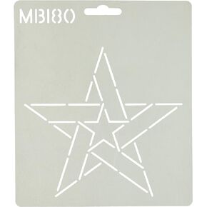 Quilting Creations Five Pointed Star Quilt Stencil, 5"