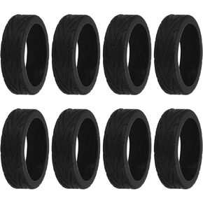 PATIKIL Luggage Wheels Covers, 8Pcs Luggage Wheel Protector Covers Silicone Suitcase Wheel Covers for Suitcase Most 8-Spinner Wheels Caster, Orange