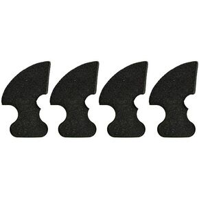 BOW Products Replacement Feathers RF45 - Fits FencePRO Feather Board FP4 and Portable Saw Featherboard FP5 - Interchangeable and Reversible EVA Feathers - Pack of 4