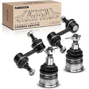 A-Premium Set of 4, Front Sway Bar Link, Lower Ball Joint, Compatible with Honda Accord 2008-2012, Accord Crosstour 2010-2011, Crosstour 2012-2014, Acura TSX 2009-2014