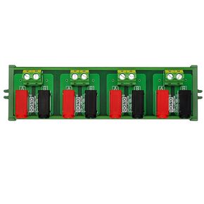 Banana Jack Breakout Board Module (2x2 Positions, Screw Mount)