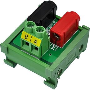 Banana Jack Breakout Board Module (2x2 Positions, Screw Mount)