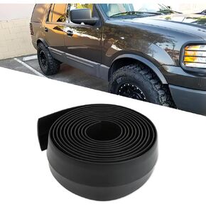 Fender Flares,Universal Flexible Car Fender Flares Wheel Arches Extention PVC Molding Trim Compatible with Jeep Wrangler Off-Road Mazda Mitsubishi-3Inch Wide Fender